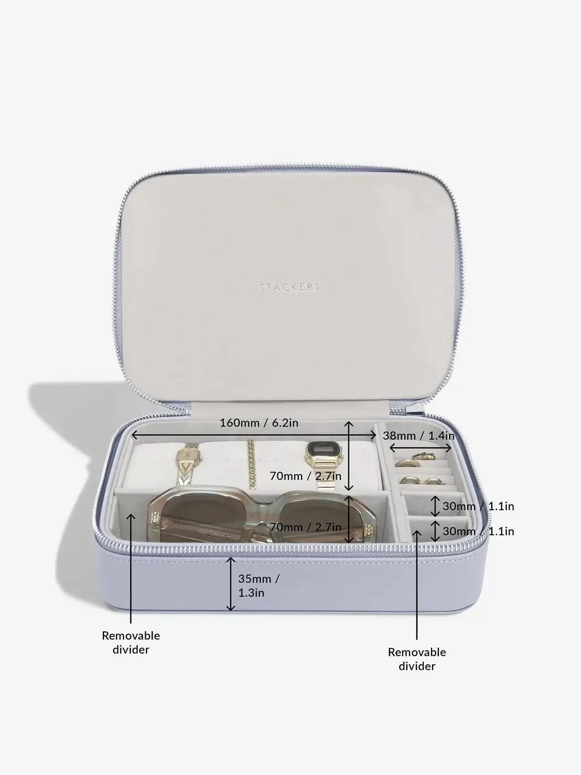 Stackers Reis & Accessoiredoos Lavendel - Mystackers