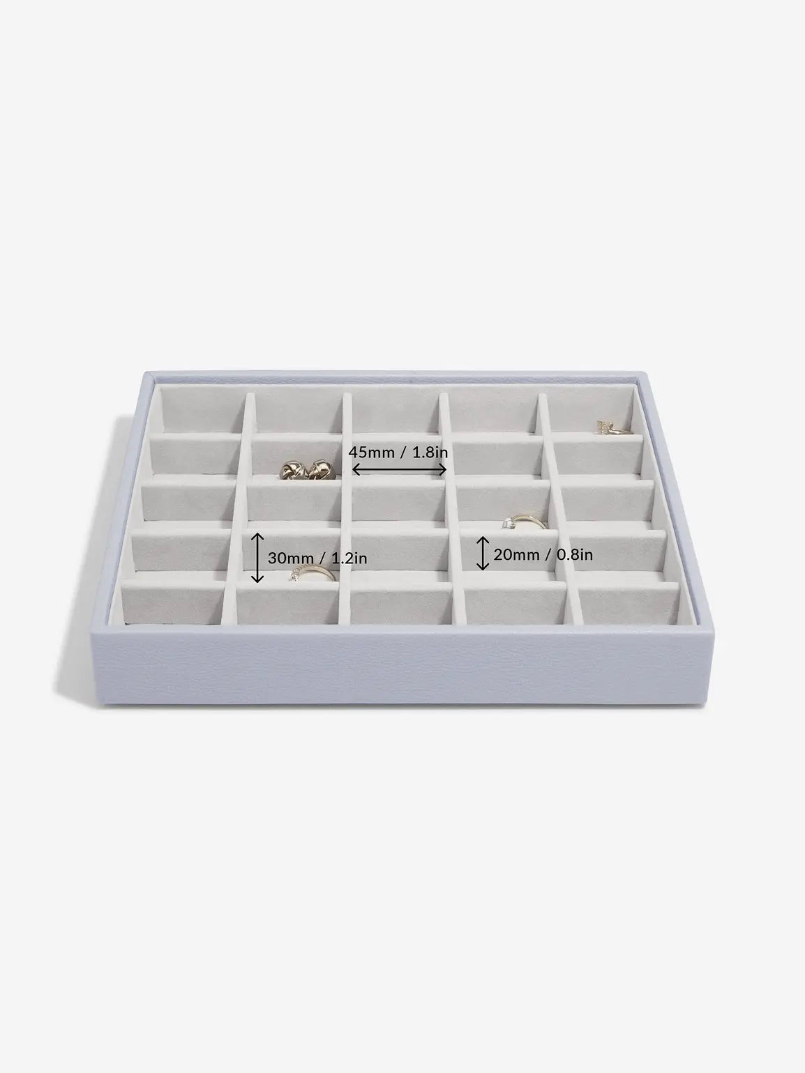 Stackers kleine Sieradenlaag voor Klassieke Juwelendoos Lavendel - Mystackers