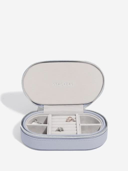 Stackers Ovale Travel Jewellery Box Lavendel - Mystackers
