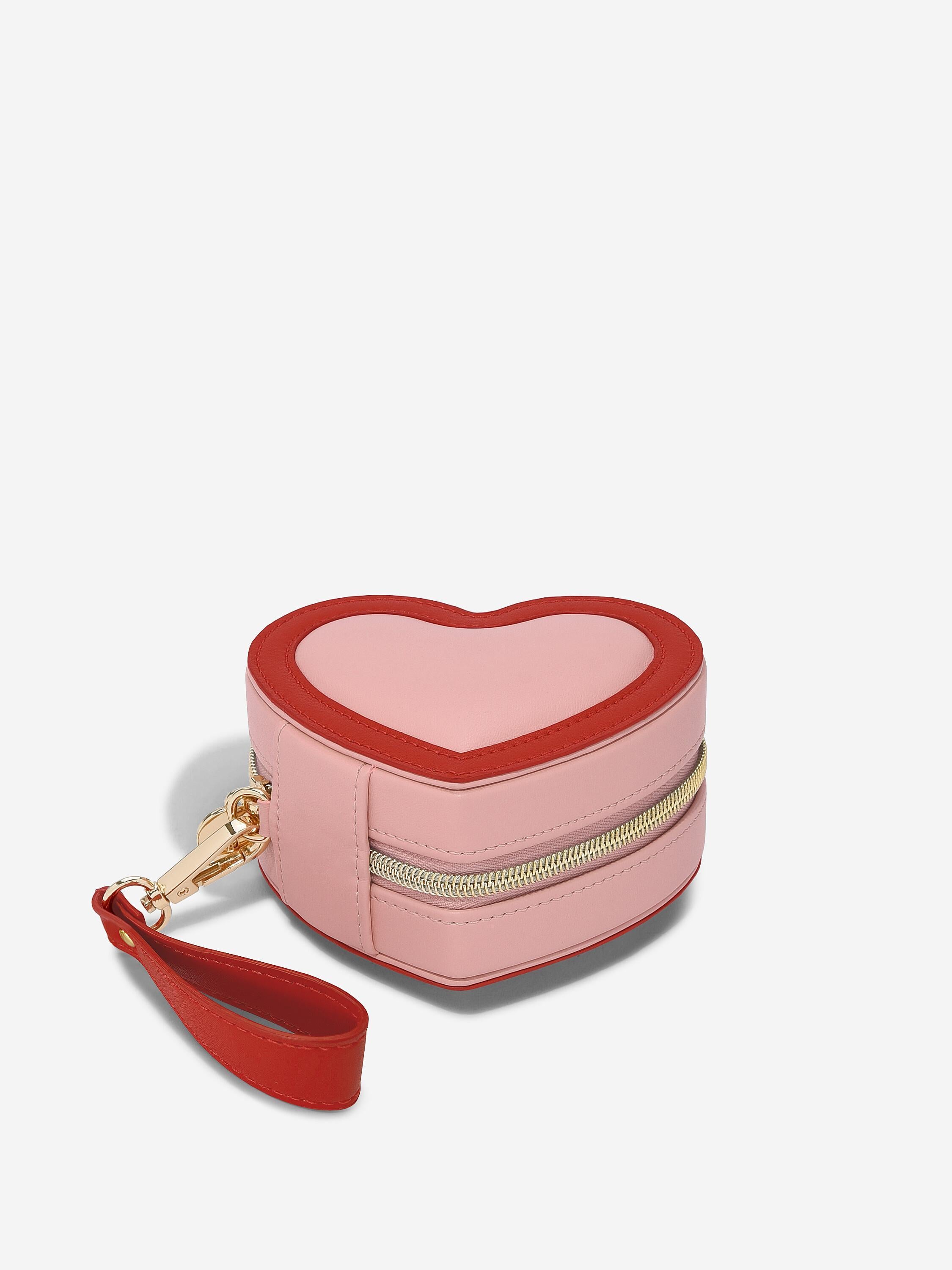 Stackers Heart Travel Jewellery Box Roze