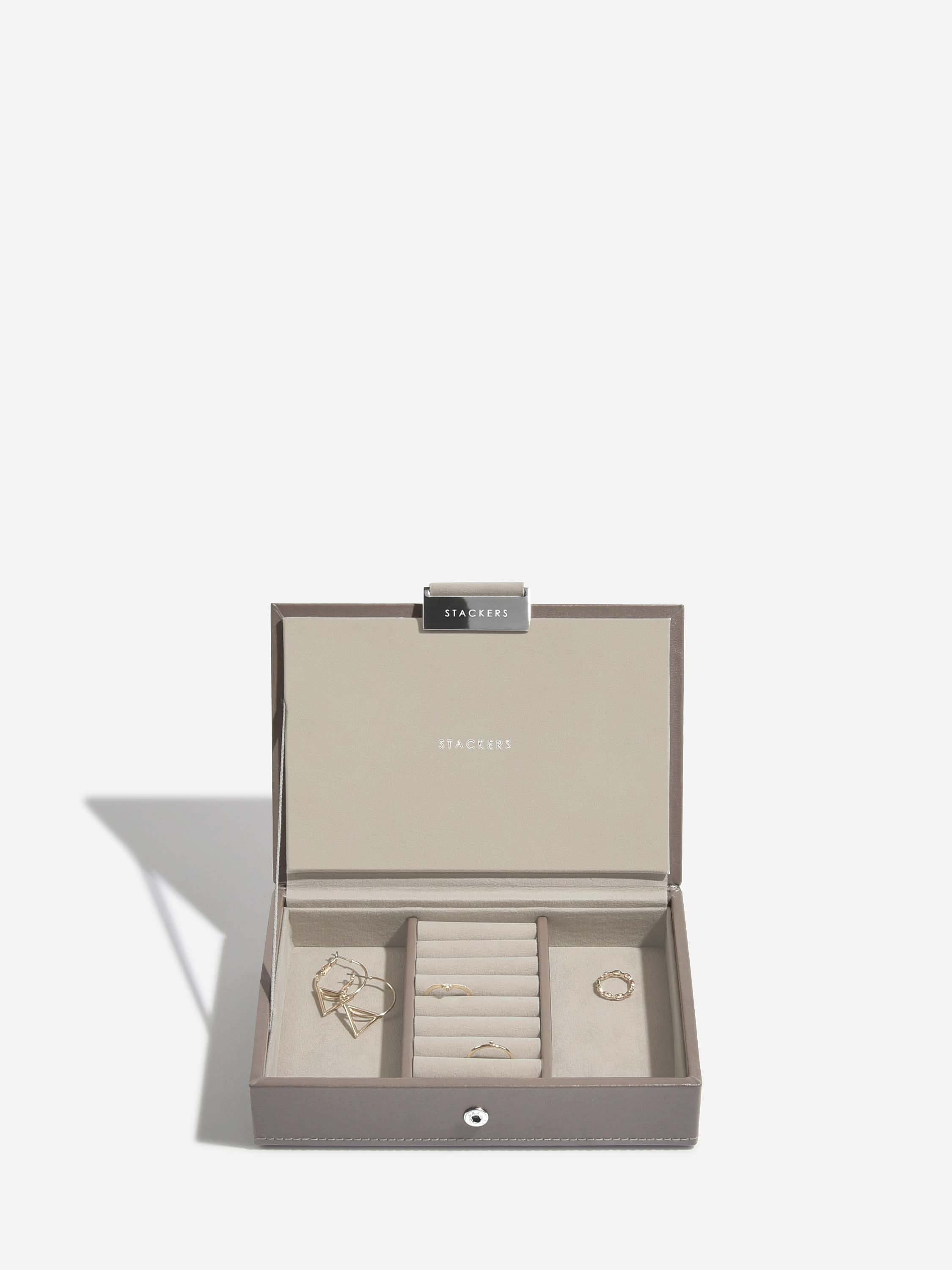 Stackers Deksel voor Mini Juwelendoos Zachtbruin - Mystackers