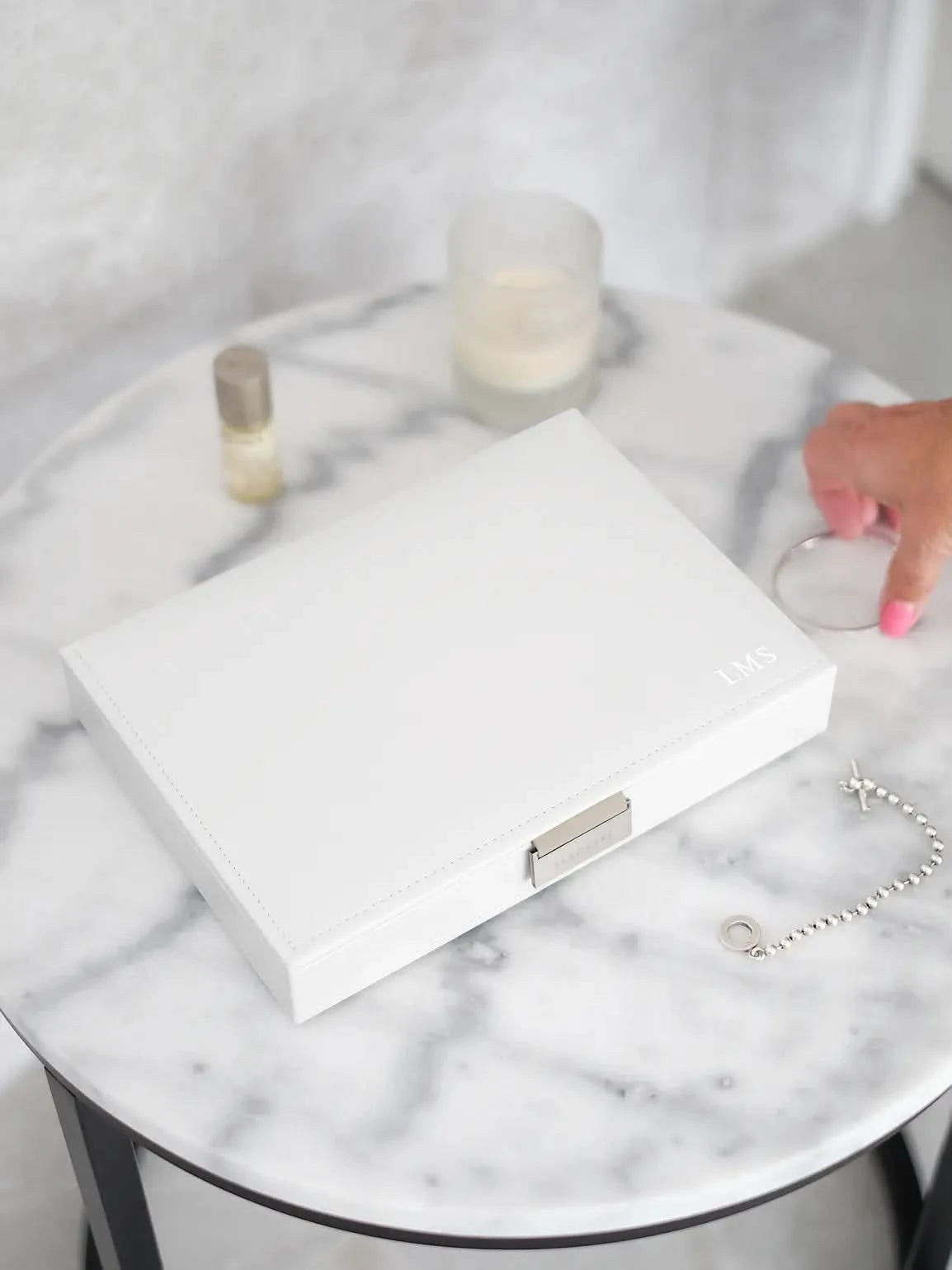 Stackers Deksel voor Klassieke Juwelendoos Wit - Mystackers