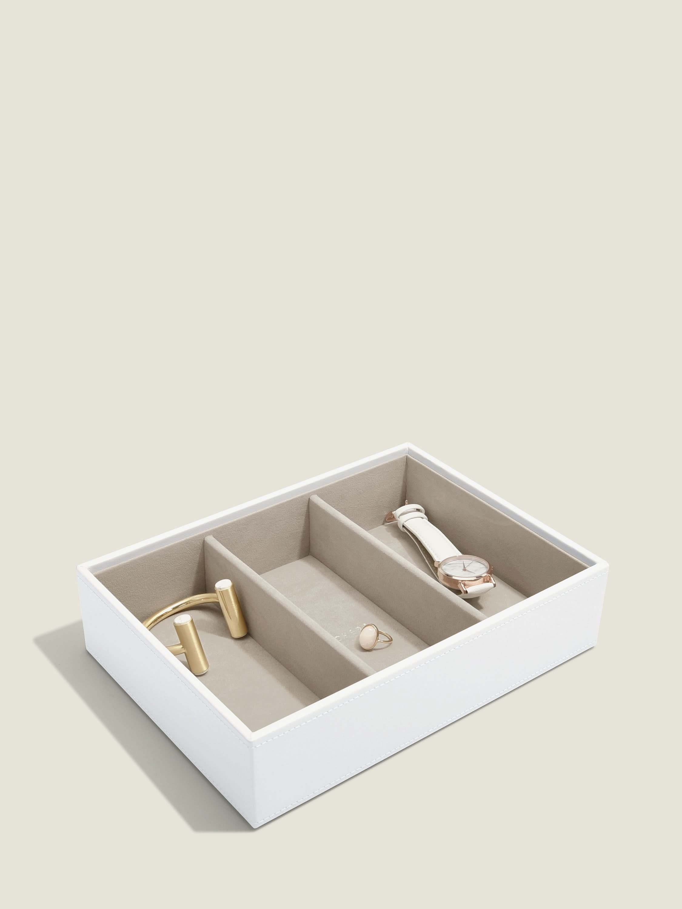 Stackers Horloge & Accessoirelaag voor Klassieke Juwelendoos Wit - Mystackers