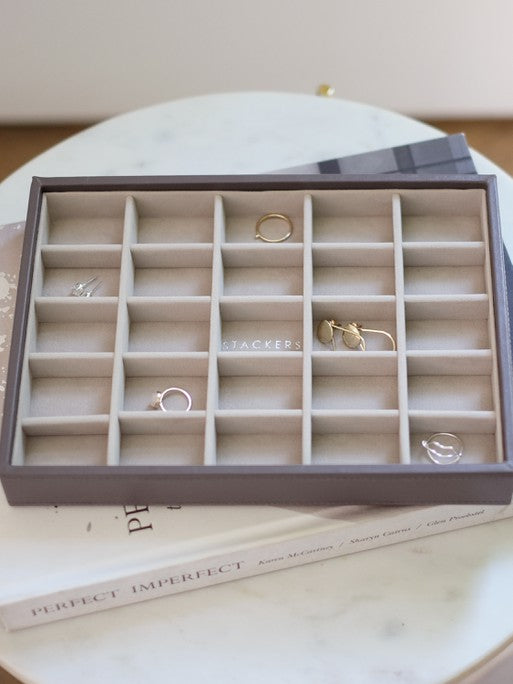 Stackers kleine Sieradenlaag voor Klassieke Juwelendoos Zachtbruin - Mystackers