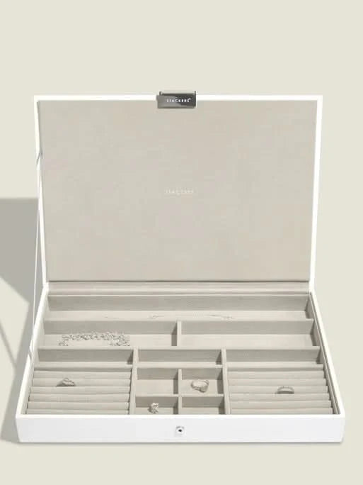 Stackers Deksel voor XL Juwelendoos Wit - Mystackers