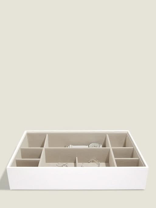 Stackers XL Horloge- & Accesoirelaag Wit - Mystackers