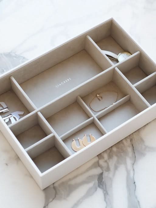 Stackers XL Horloge- & Accesoirelaag Wit - Mystackers