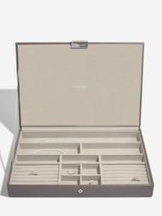 Stackers XL Juwelendoos set van 3 Zachtbruin - Mystackers