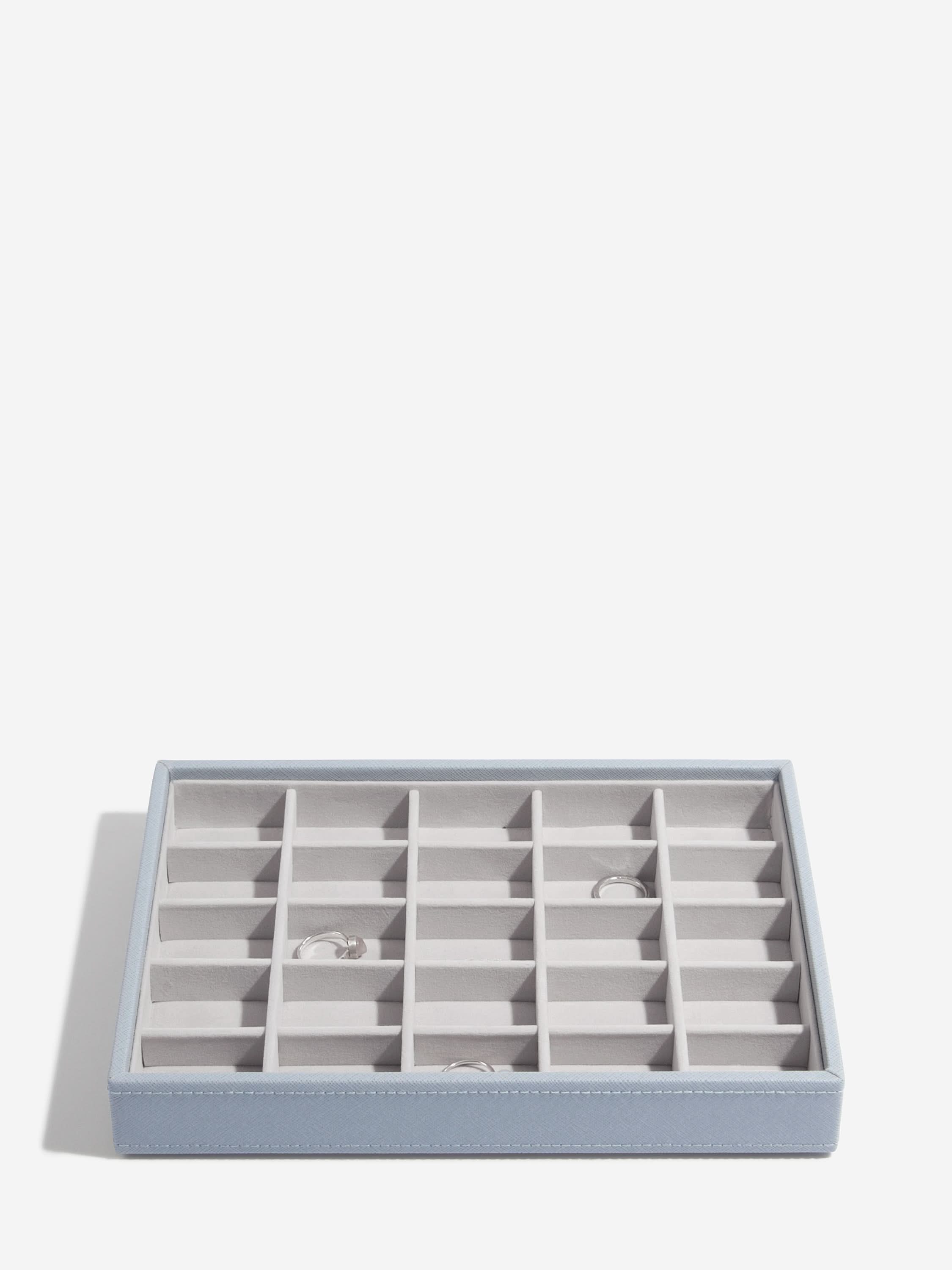 Stackers Klassieke Juwelendoos Set van 4 Blauw - Mystackers