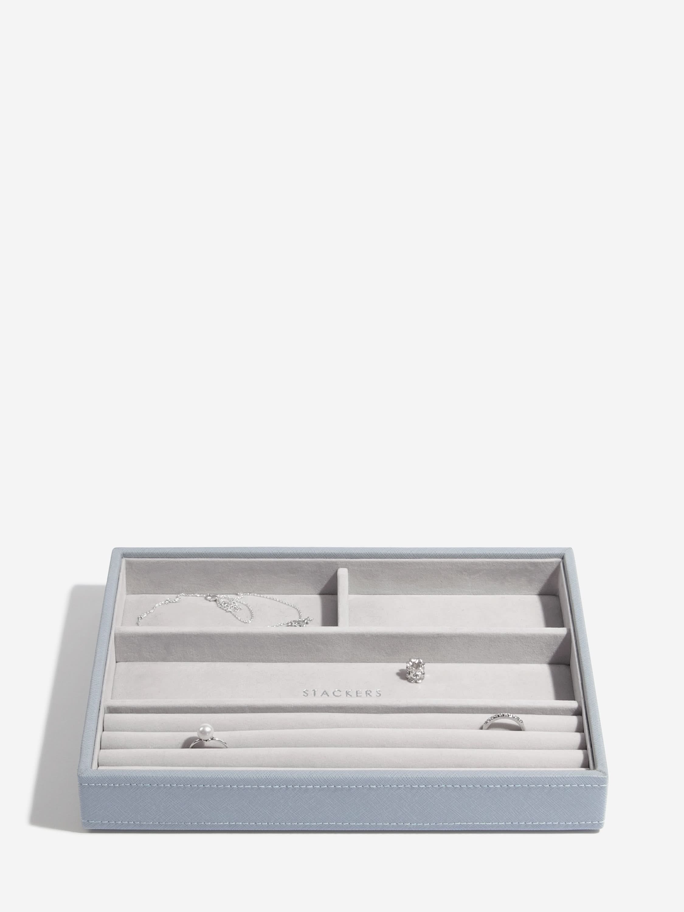 Stackers Klassieke Juwelendoos Set van 5 Blauw - Mystackers