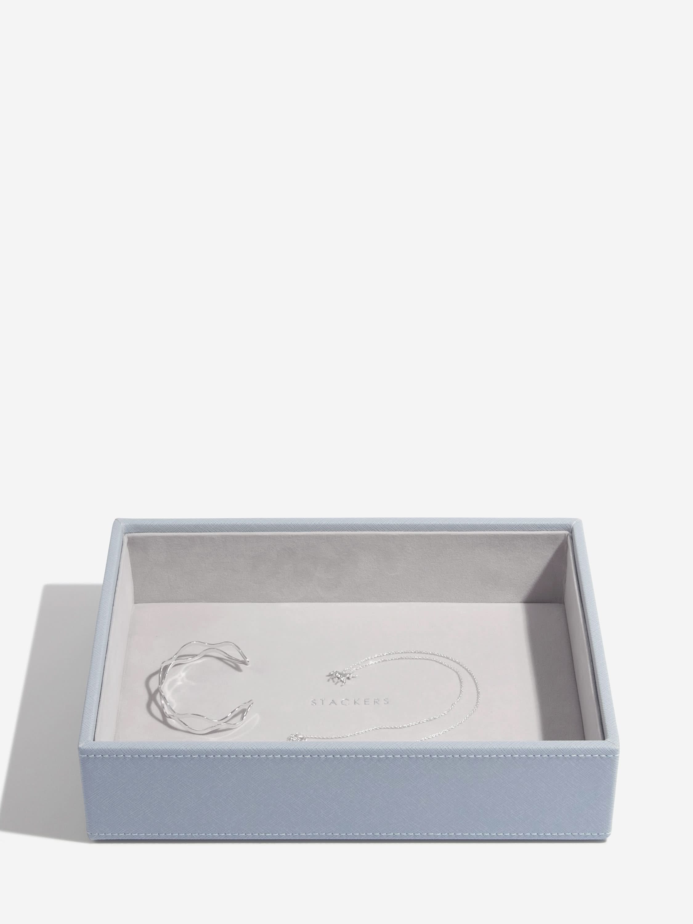 Stackers Klassieke Juwelendoos Set van 5 Blauw - Mystackers