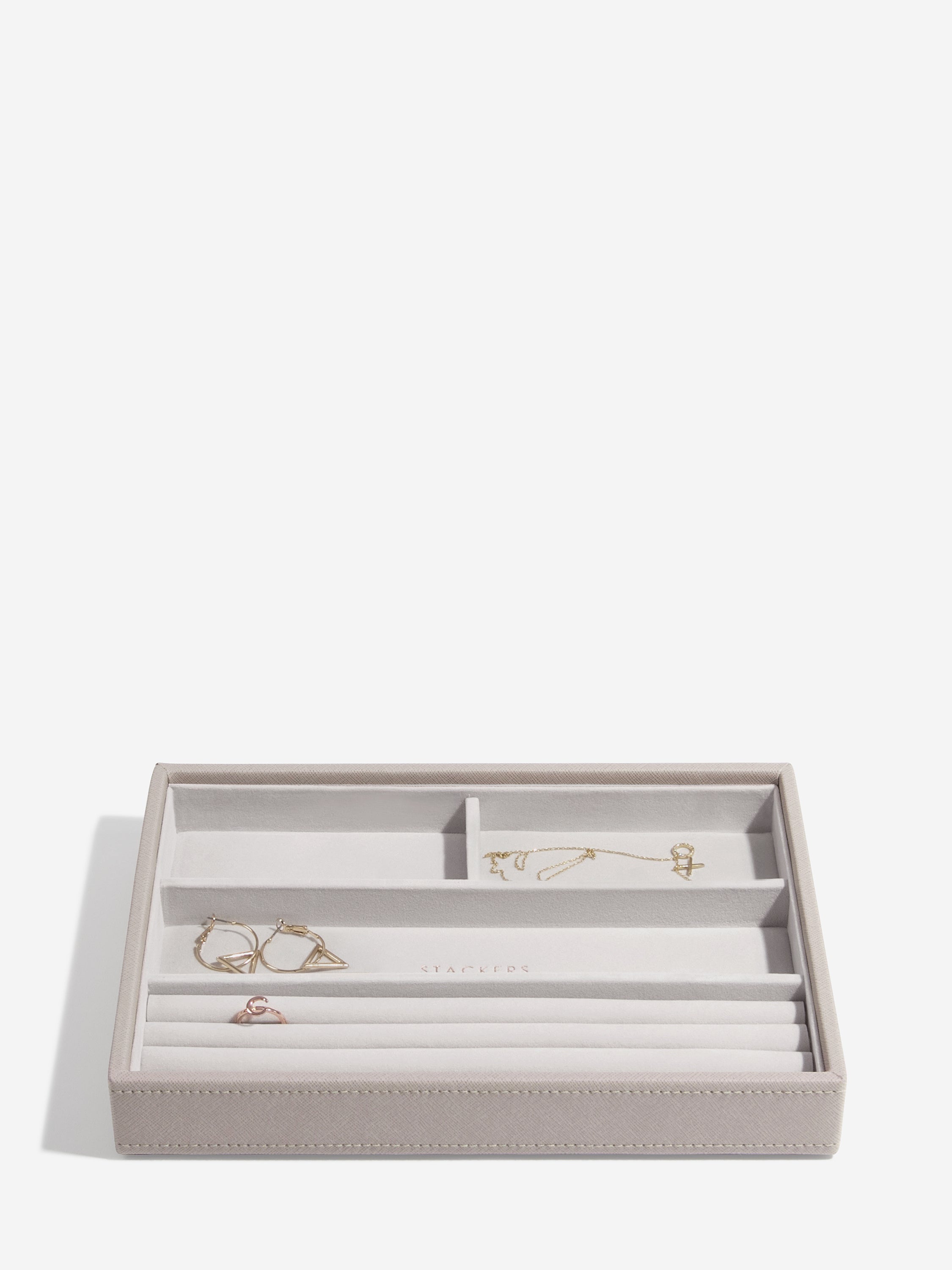 Stackers Klassieke Juwelendoos Set van 5 Taupe - Mystackers