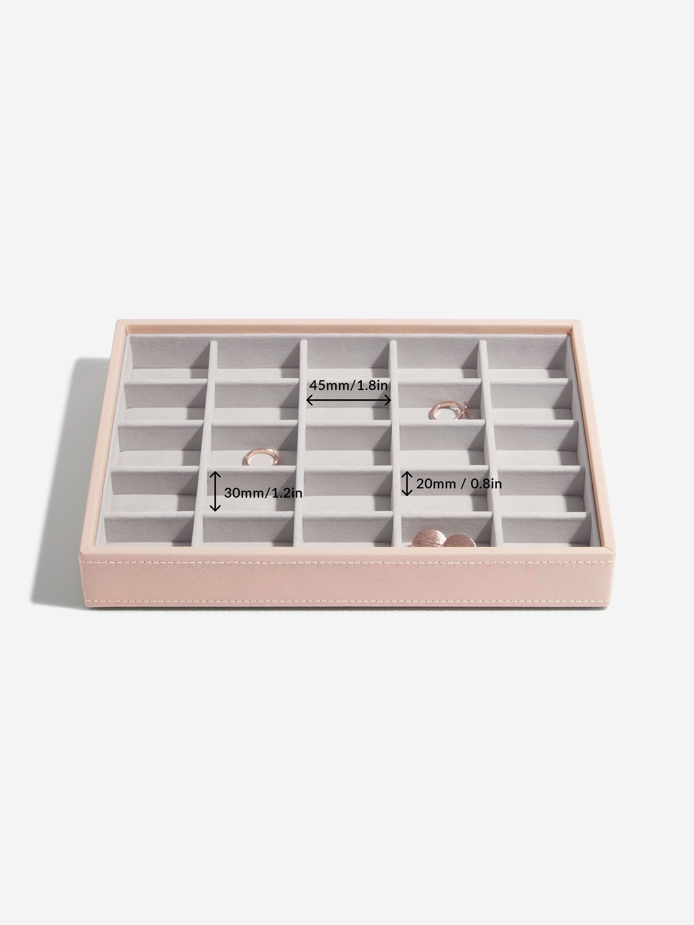 Stackers Klassieke Juwelendoos Set van 4 Roze - Mystackers