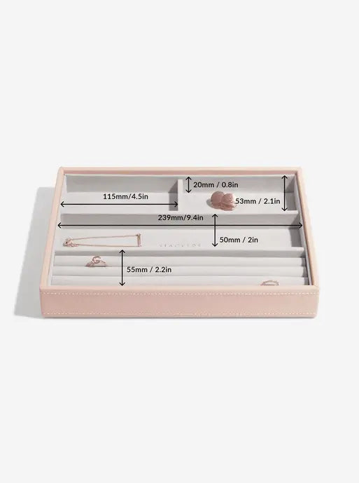 Stackers Classic Boîte à Bijoux Lot de 4 Rose