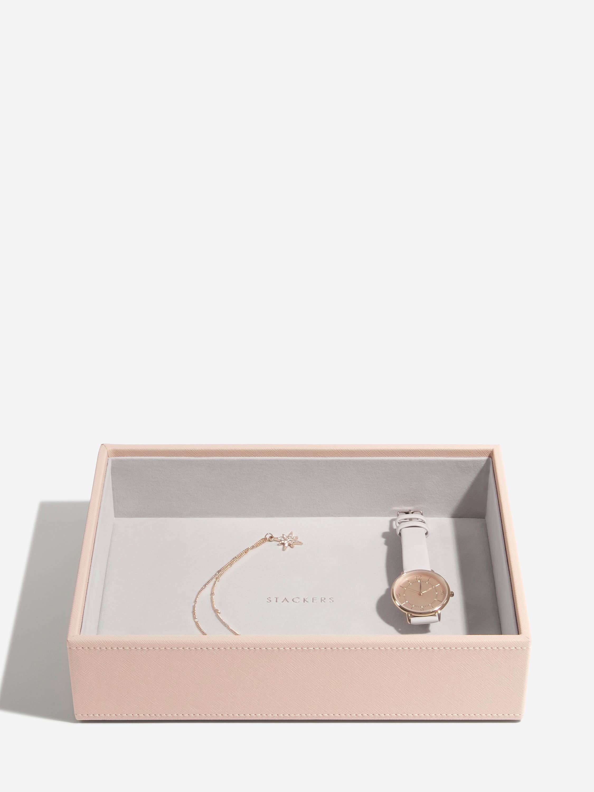 Stackers Klassieke Juwelendoos Set van 5 Roze - Mystackers