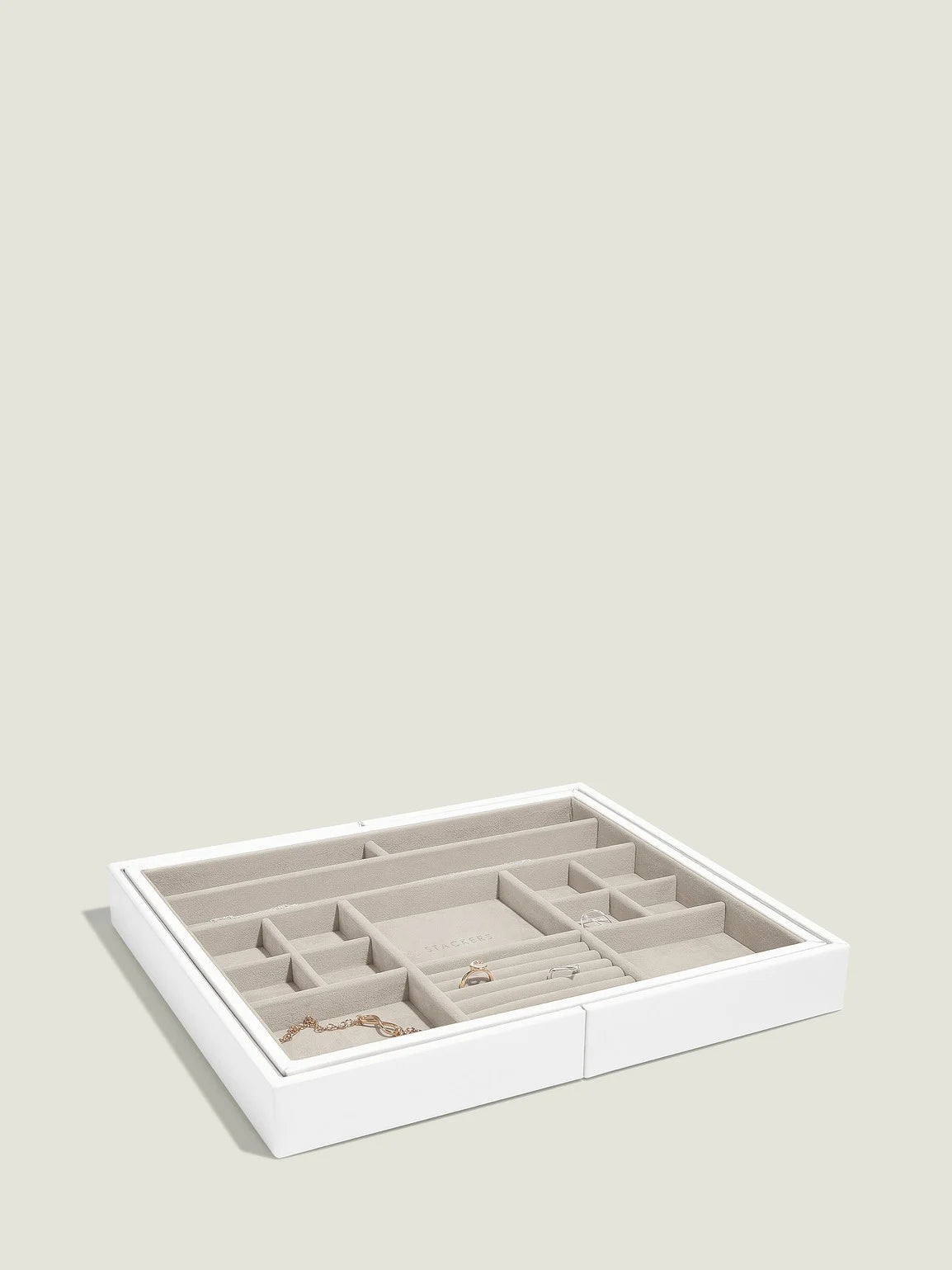 Stackers Medium Sieradenslider Wit