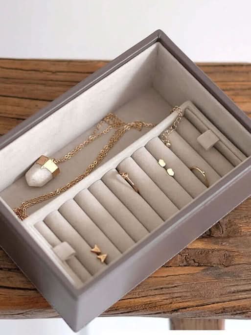 Stackers Ring Roll Zachtbruin & Wit - Mystackers