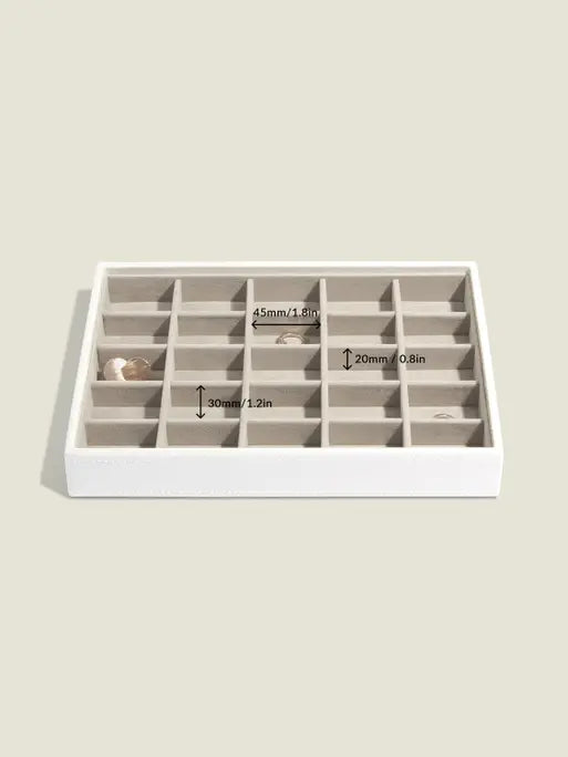 Stackers Classic Coffret à Bijoux Lot de 3 Blanc et Or Rose