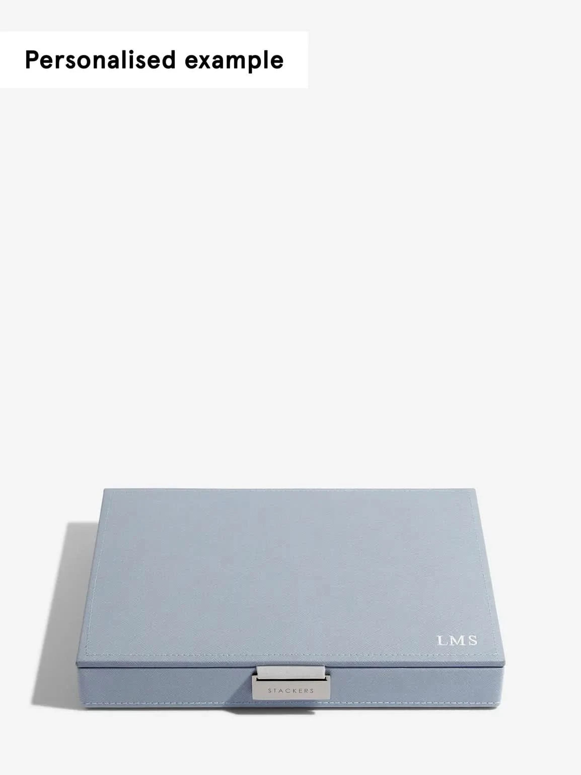 Stackers Deksel voor Klassieke Juwelendoos Blauw - Mystackers