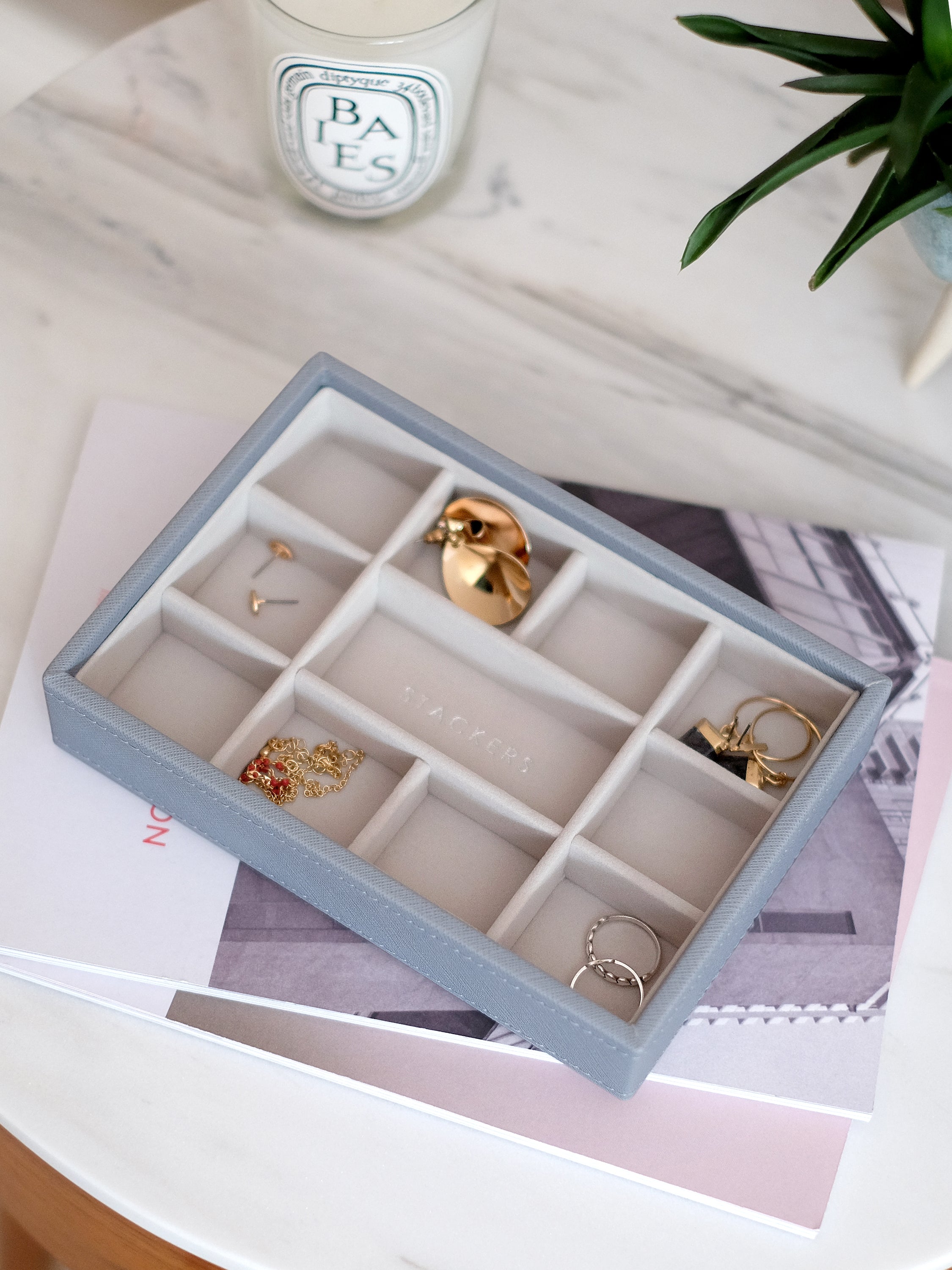 Stackers Mini Sieradenlaag Blauw - Mystackers