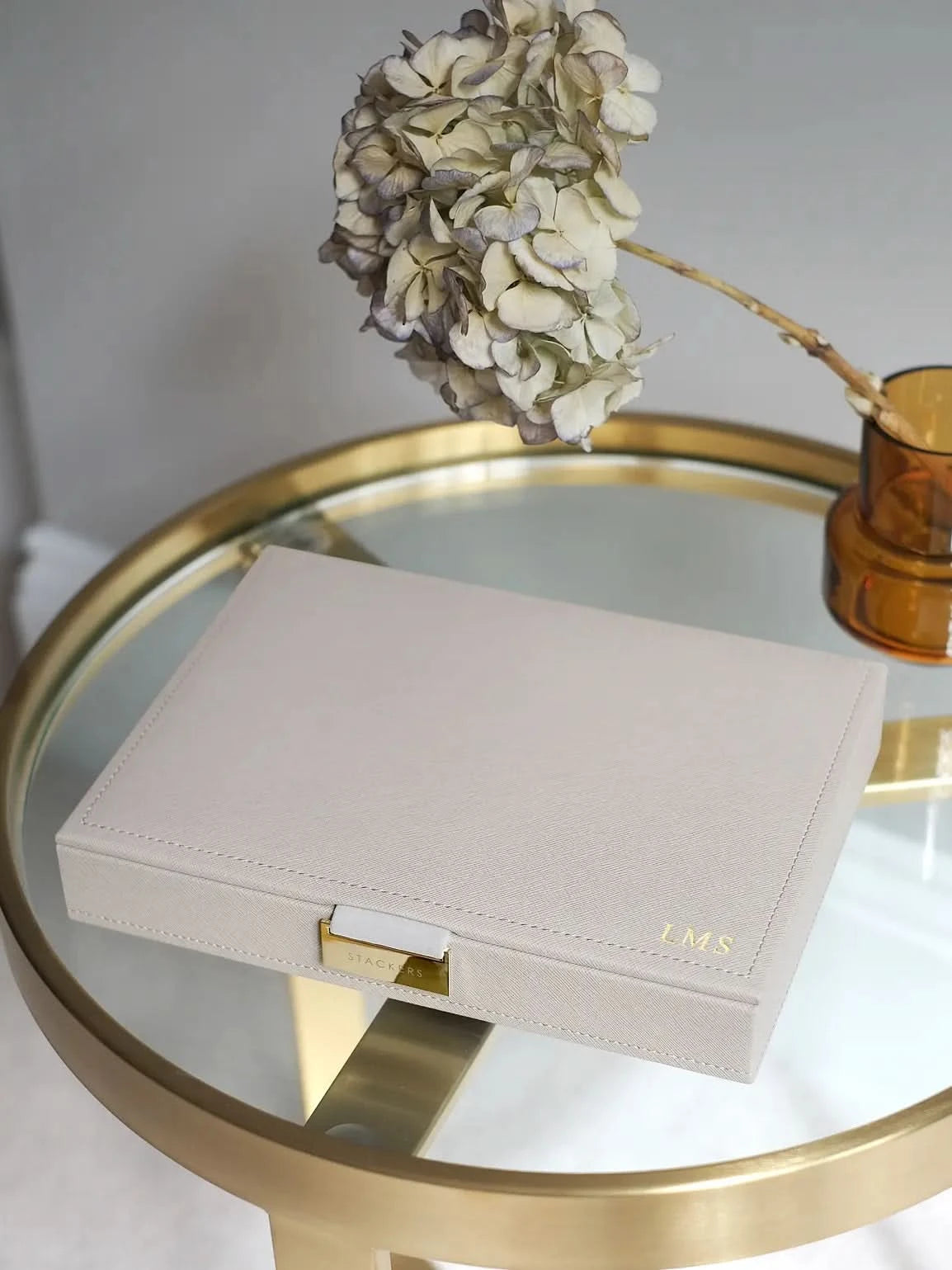 Stackers Deksel voor Klassieke Juwelendoos Taupe - Mystackers