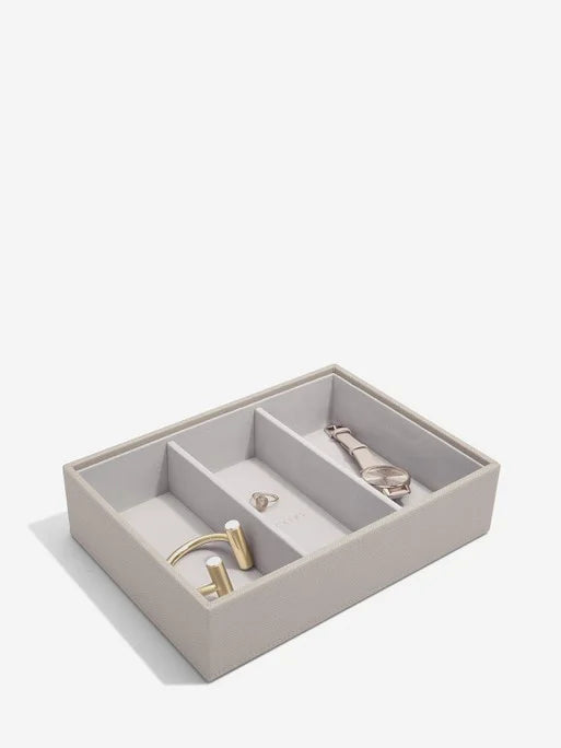 Stackers Watch & Accessory Layer for Classic Jewellery Box Taupe