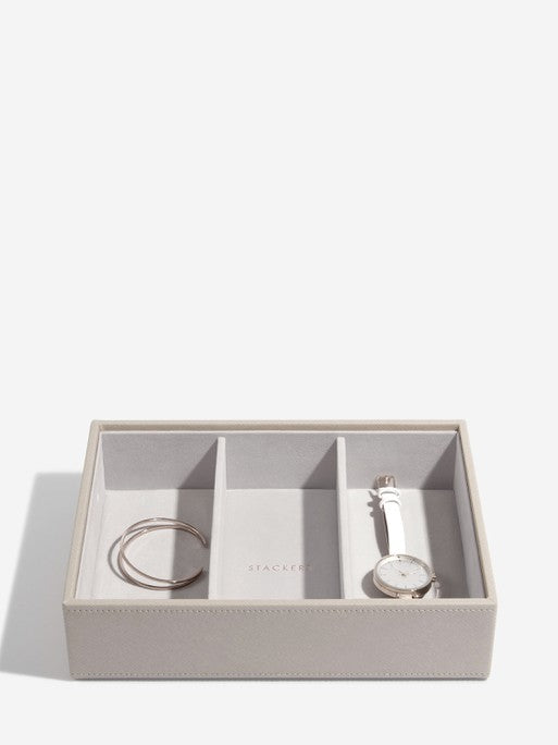 Stackers Watch & Accessory Layer for Classic Jewellery Box Taupe
