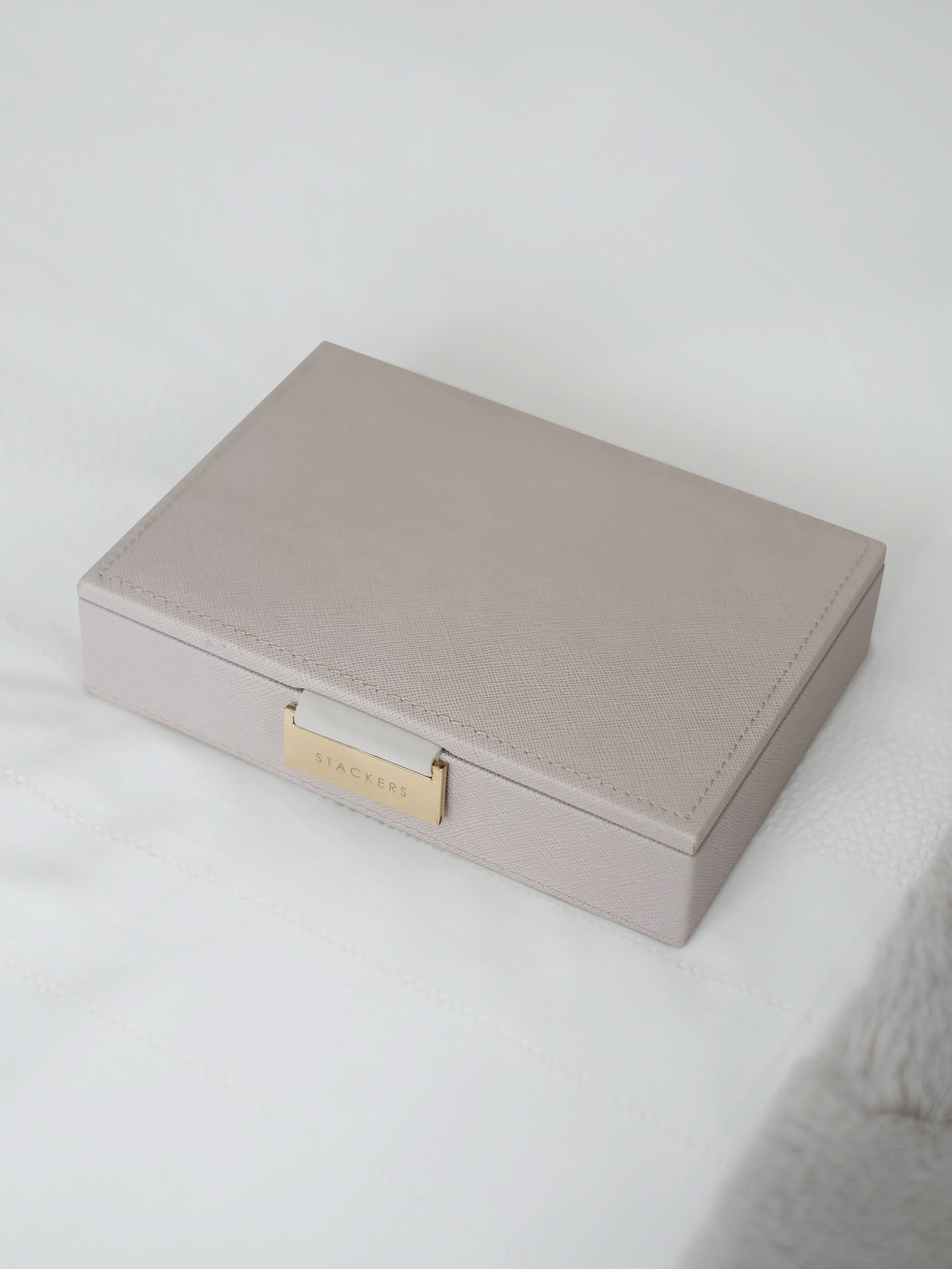 Stackers Deksel voor Mini Juwelendoos Taupe - Mystackers