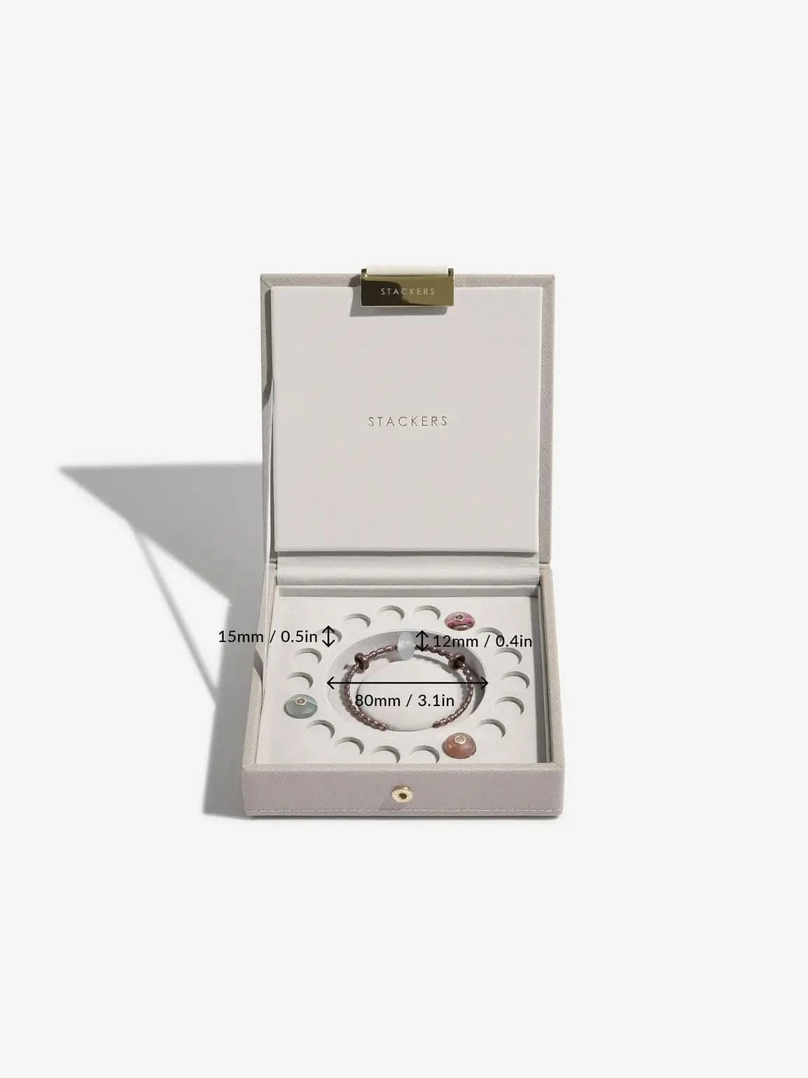 Stackers Bedelsieradendeksel Taupe - Mystackers