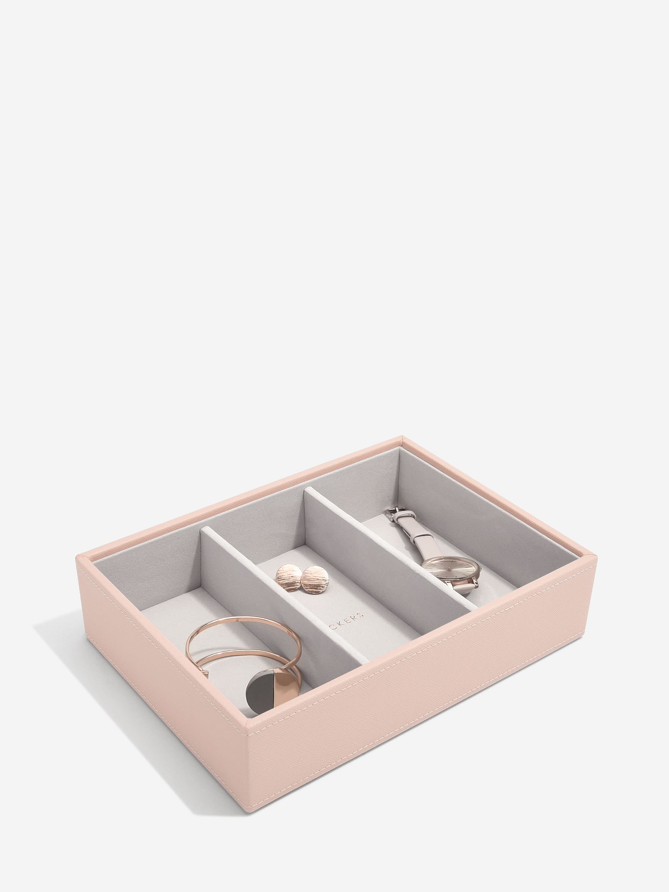 Stackers Horloge & Accessoirelaag voor Klassieke Juwelendoos Roze - Mystackers