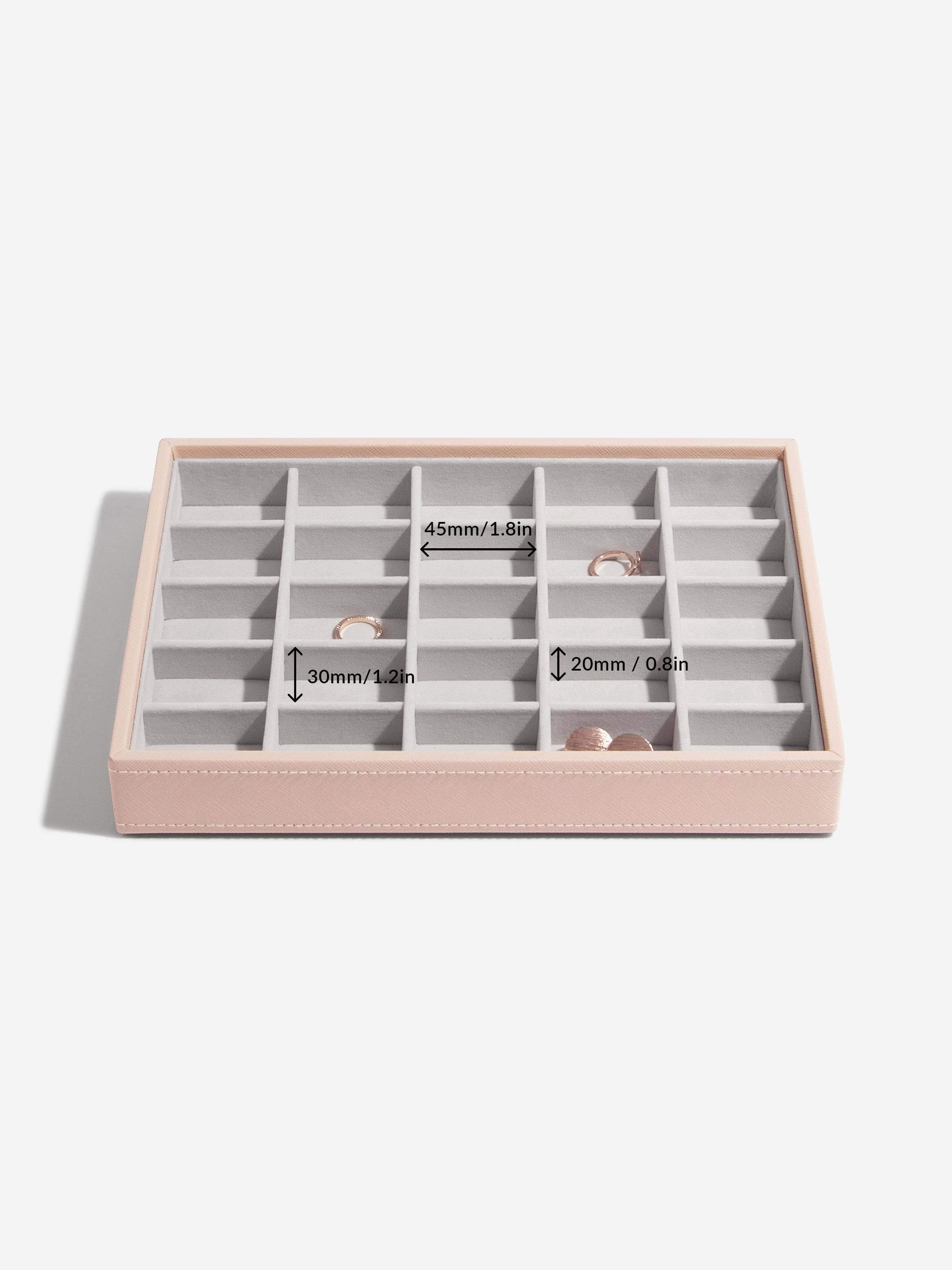 Stackers kleine Sieradenlaag voor Klassieke Juwelendoos Roze