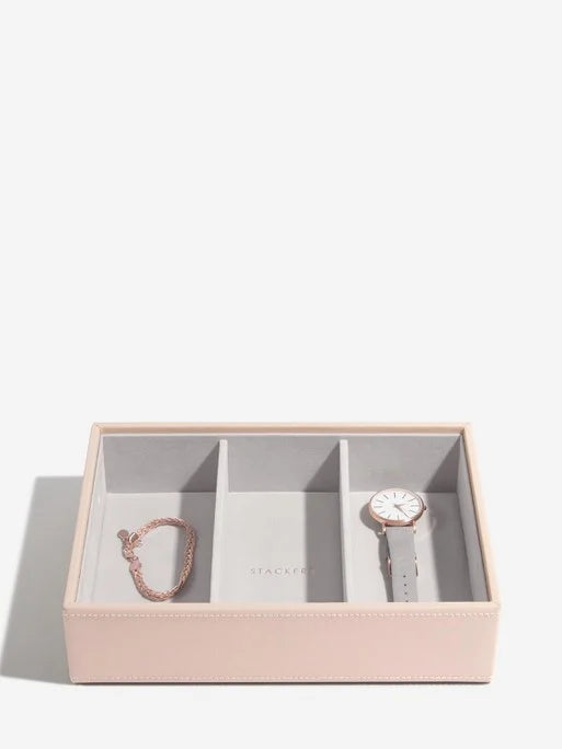 Stackers Classic Boîte à Bijoux Lot de 3 Rose