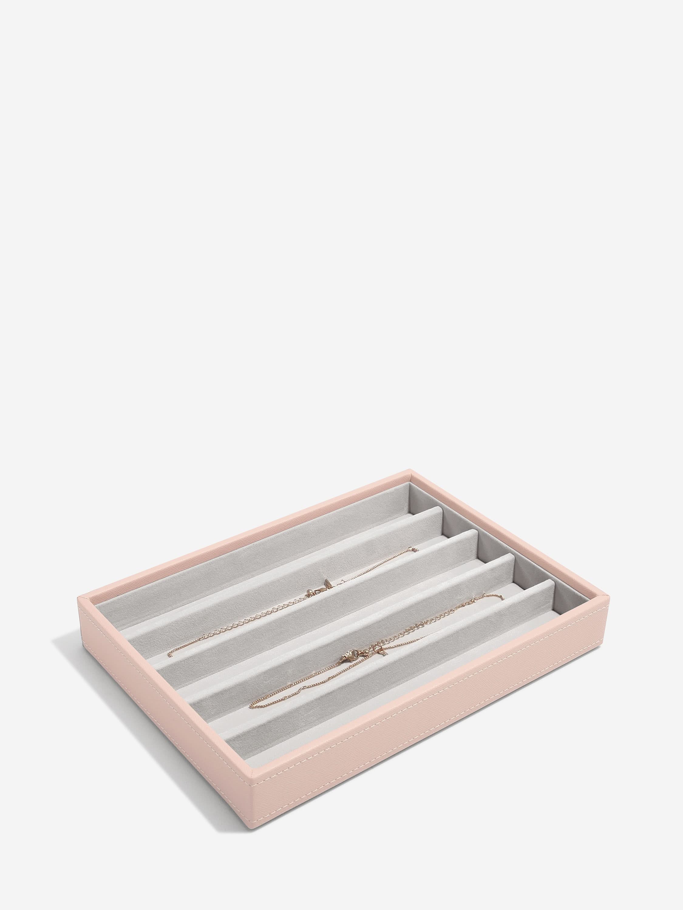 Stackers Halskettingenlaag voor Klassieke Juwelendoos Roze - Mystackers