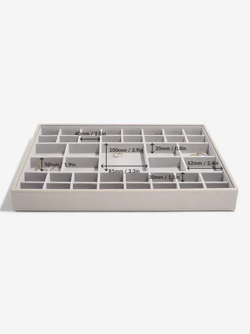Stackers XL Juwelendoos set van 3 Taupe - Mystackers