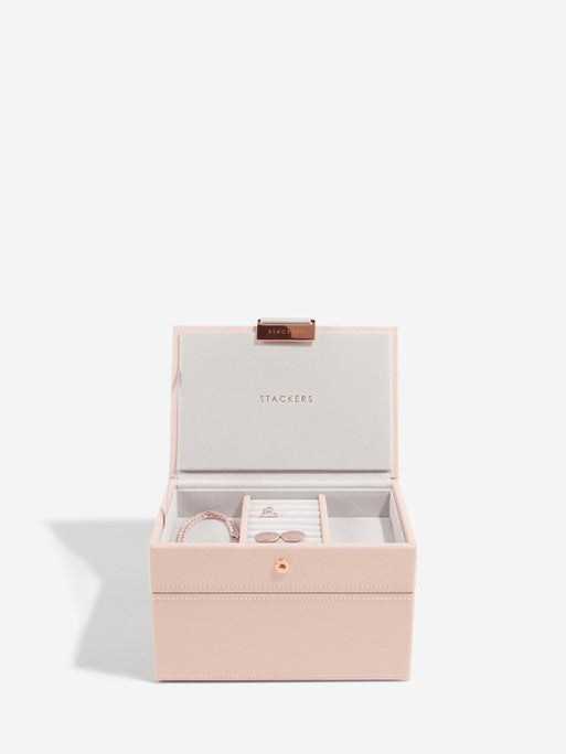 Stackers Mini Jewellery Box Set of 2 Pink
