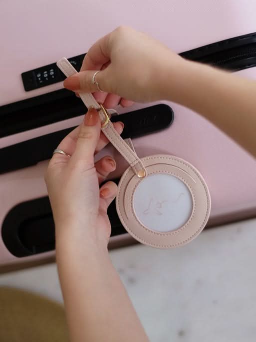 Stackers Bagagelabel Roze - Mystackers