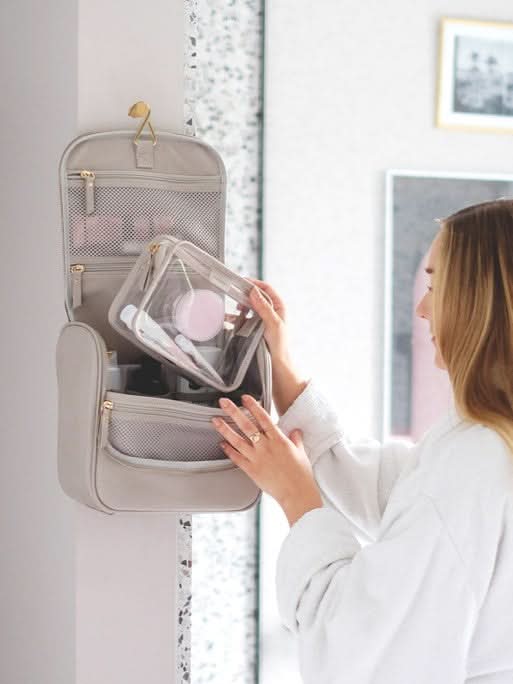 Stackers hangende Toilettas Taupe - Mystackers