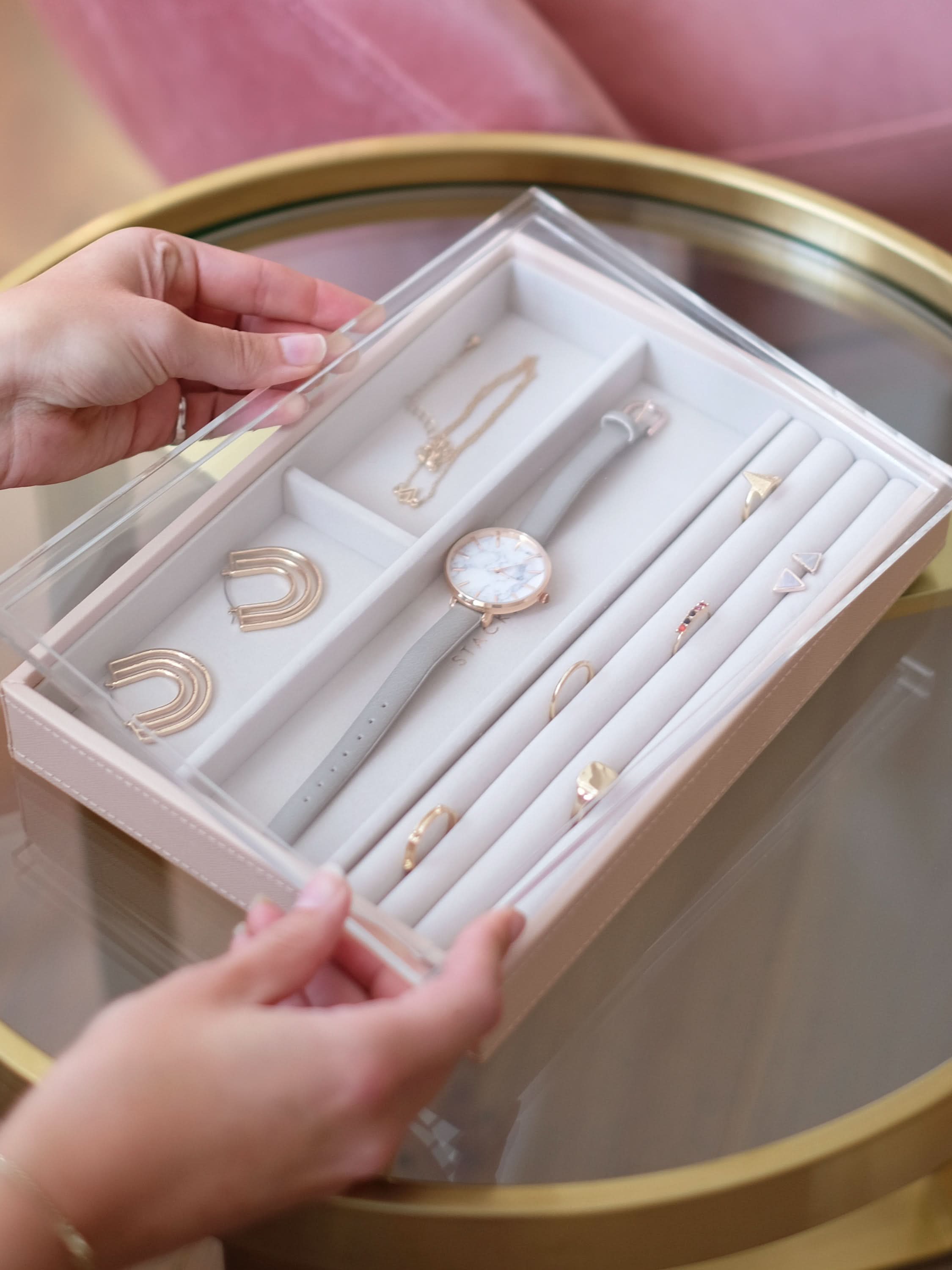 Stackers Acryl Deksel voor klassieke juwelendoos - Mystackers