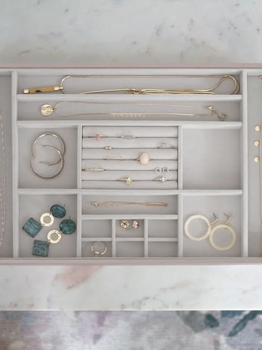 Stackers XL Ring & Accessoireslaag Taupe - Mystackers