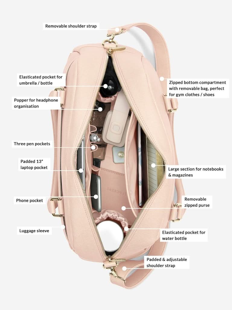 Stackers Handtas Roze - Mystackers