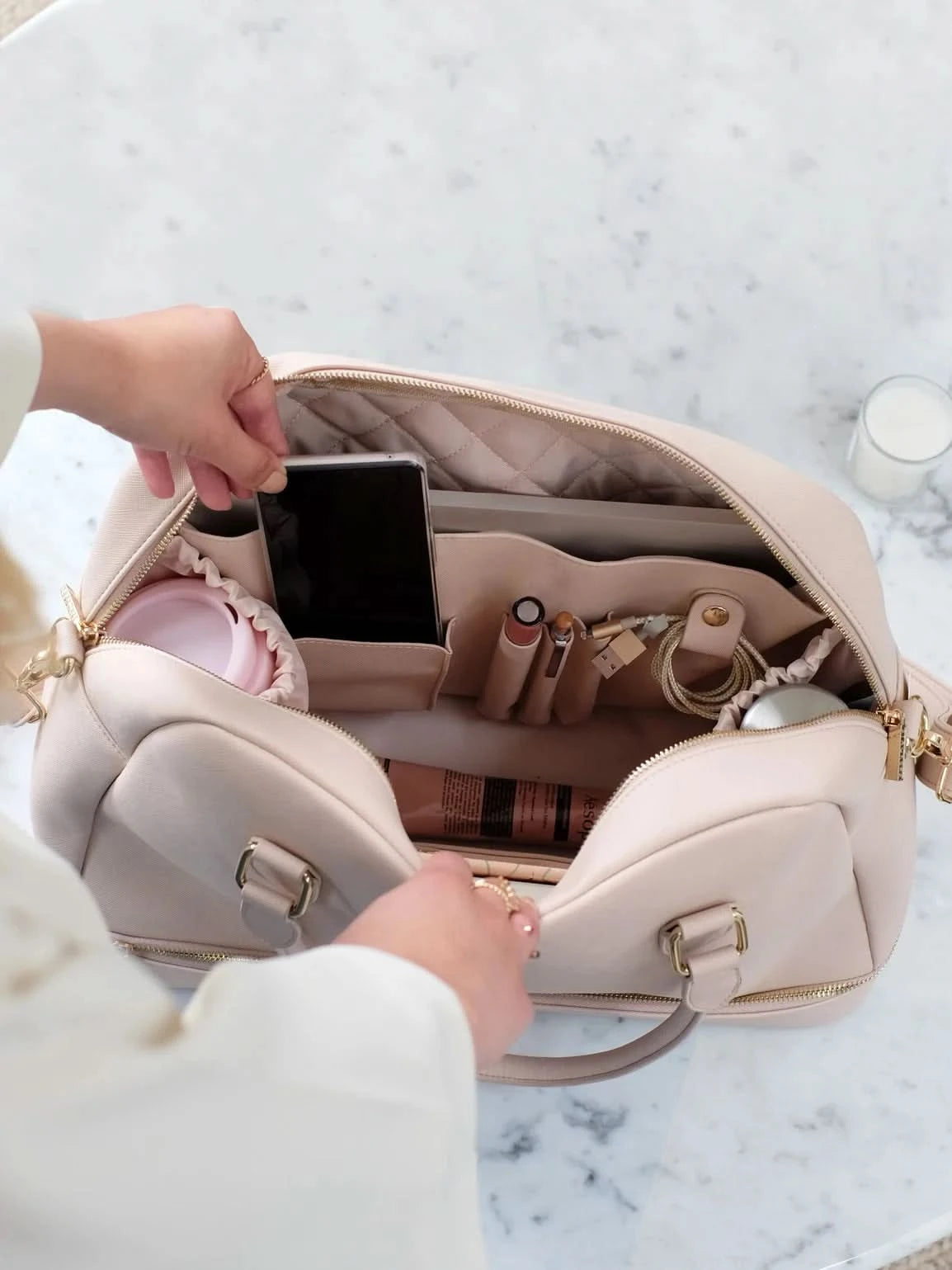 Stackers Handtas Roze - Mystackers