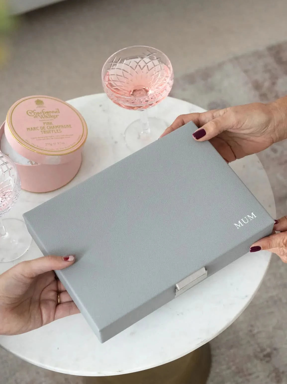 Stackers Deksel voor Klassieke Juwelendoos Grijs - Mystackers