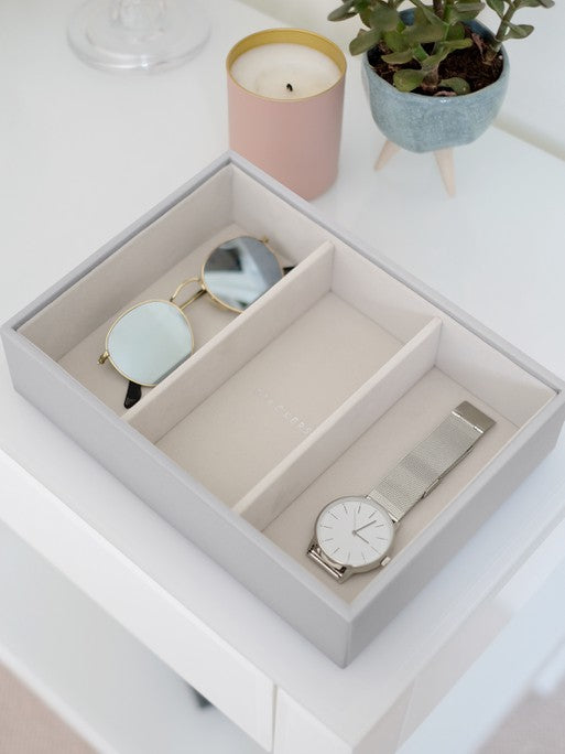 Stackers Horloge & Accessoirelaag voor Klassieke Juwelendoos Grijs - Mystackers