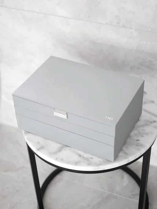 Stackers XL Juwelendoos set van 3 Grijs - Mystackers