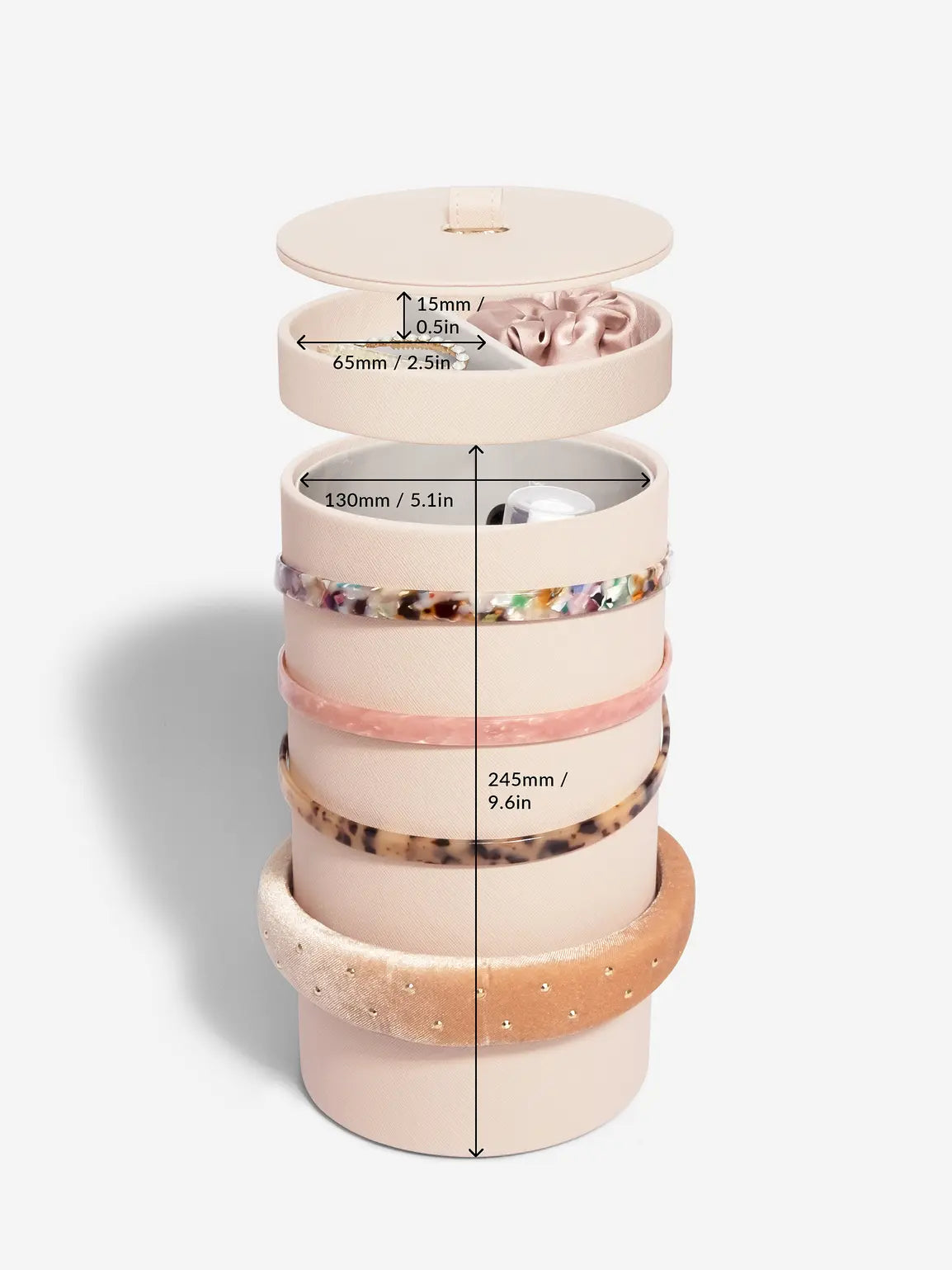 Stackers Haaraccessoires Organizer Roze - Mystackers