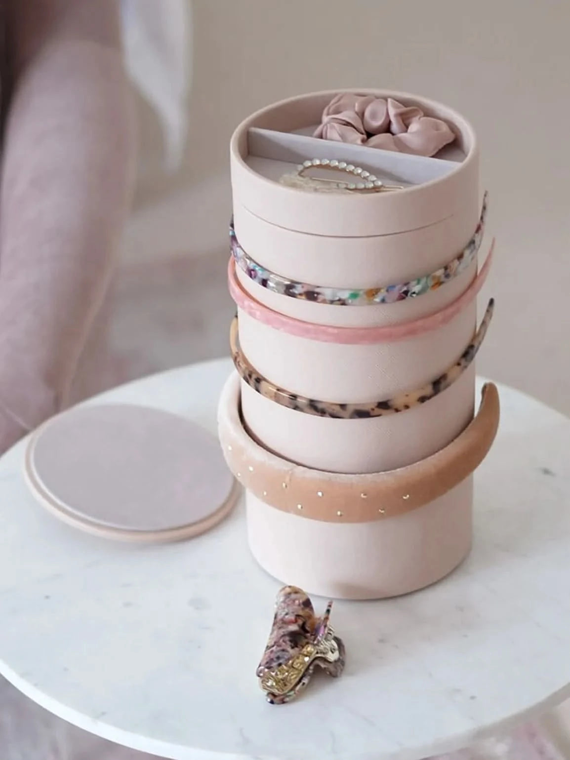 Stackers Haaraccessoires Organizer Roze - Mystackers