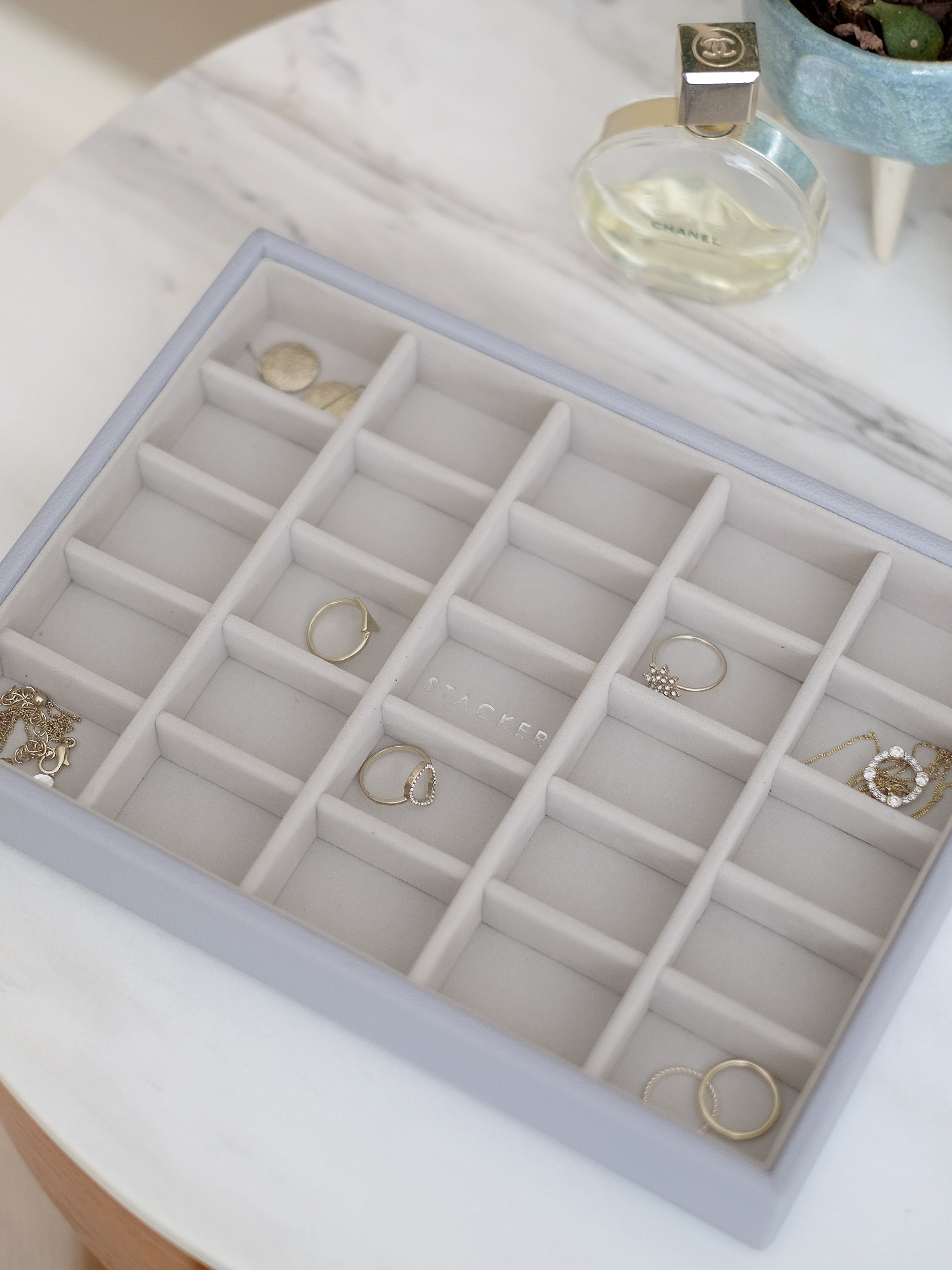 Stackers petite couche de bijoux pour Boîte à bijoux classique Lavande