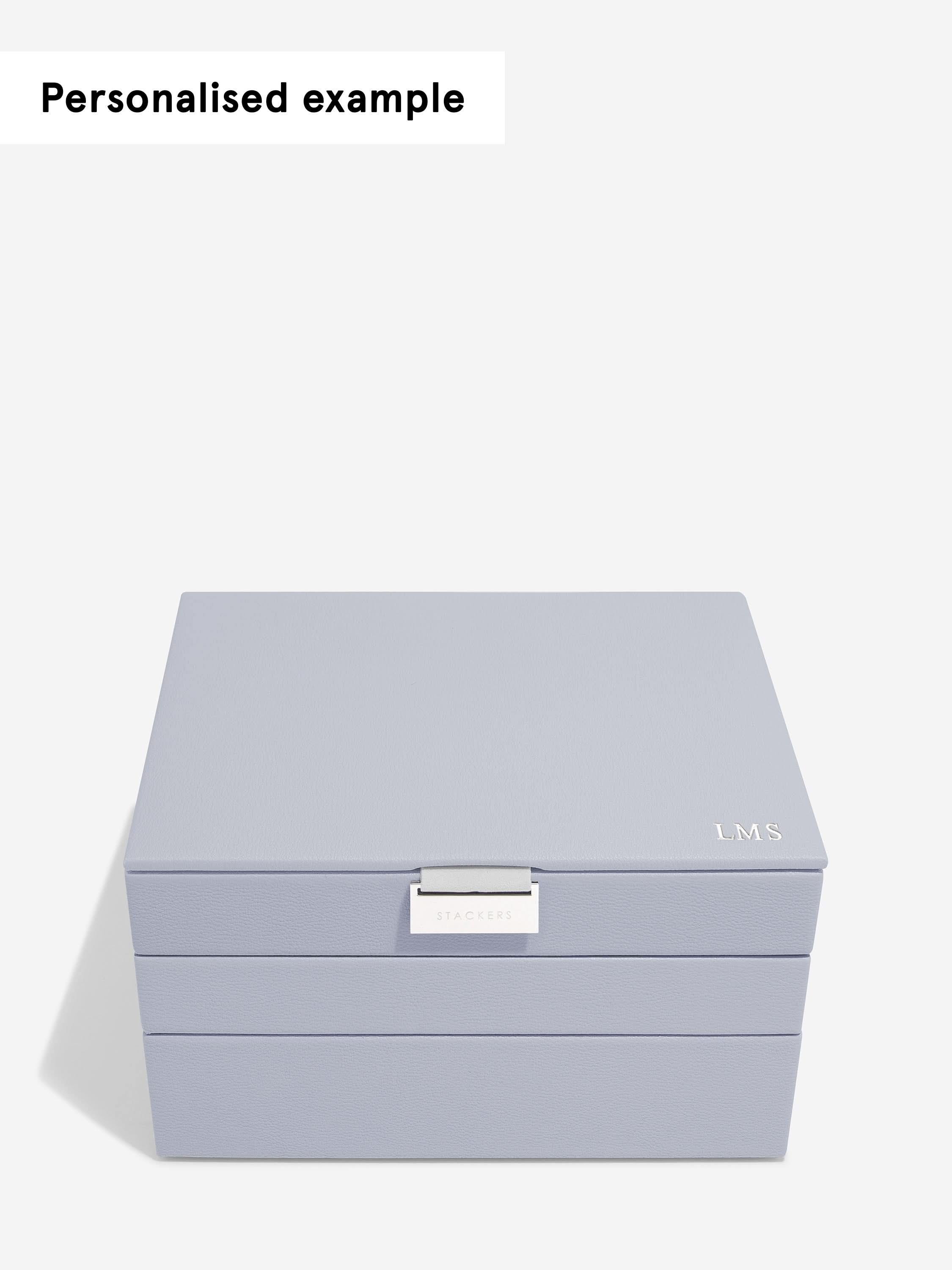 Stackers Klassieke Juwelendoos Set van 3 Lavendel - Mystackers