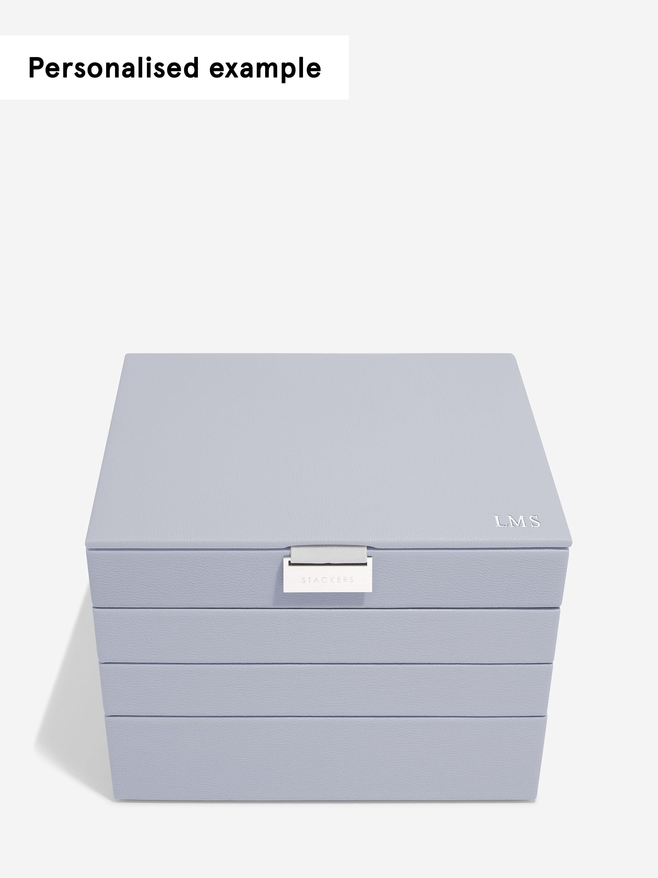 Stackers Klassieke Juwelendoos Set van 4 Lavendel - Mystackers