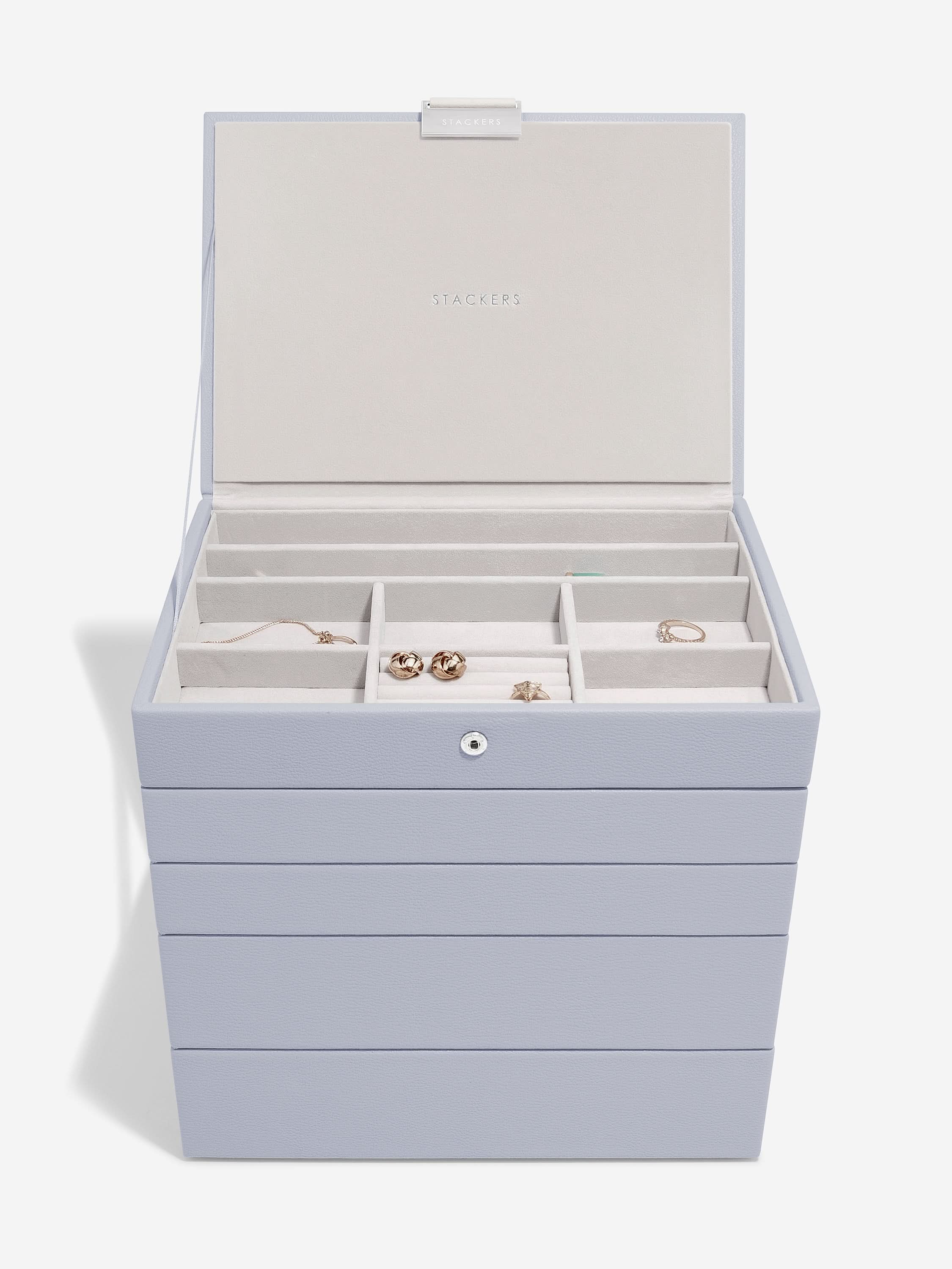 Stackers Klassieke Juwelendoos Set van 5 Lavendel - Mystackers
